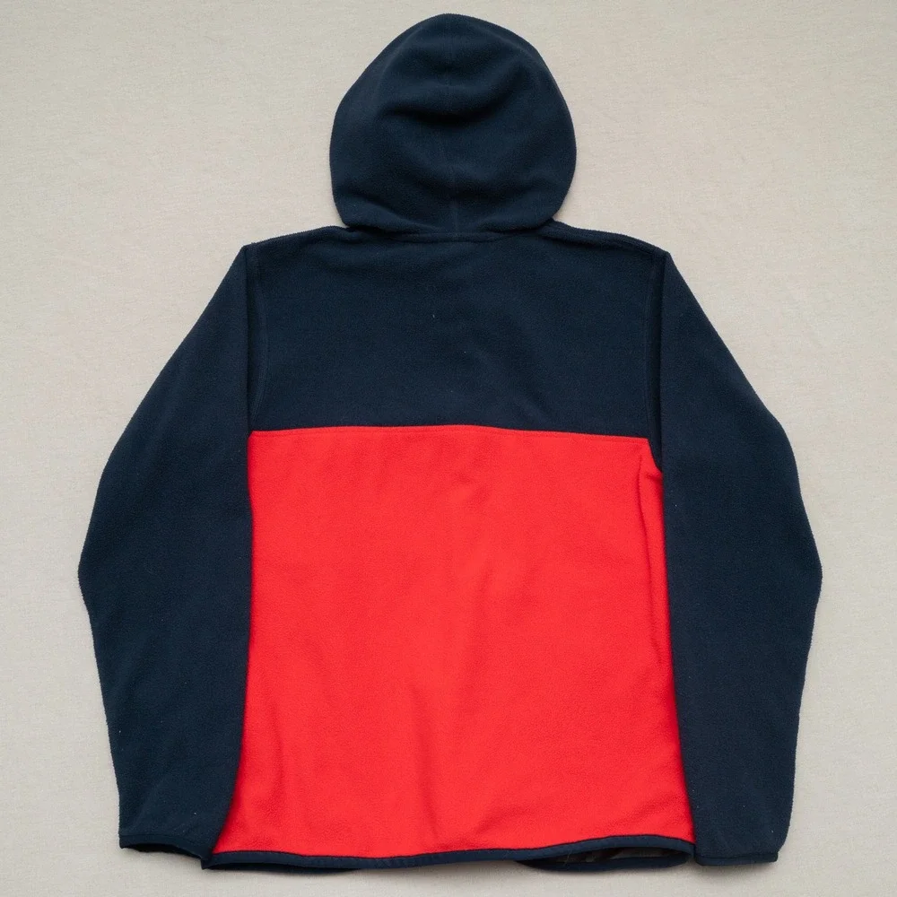 Patagonia‎ Kids' Micro D Snap-T Jacket Red Blue Youth L 12